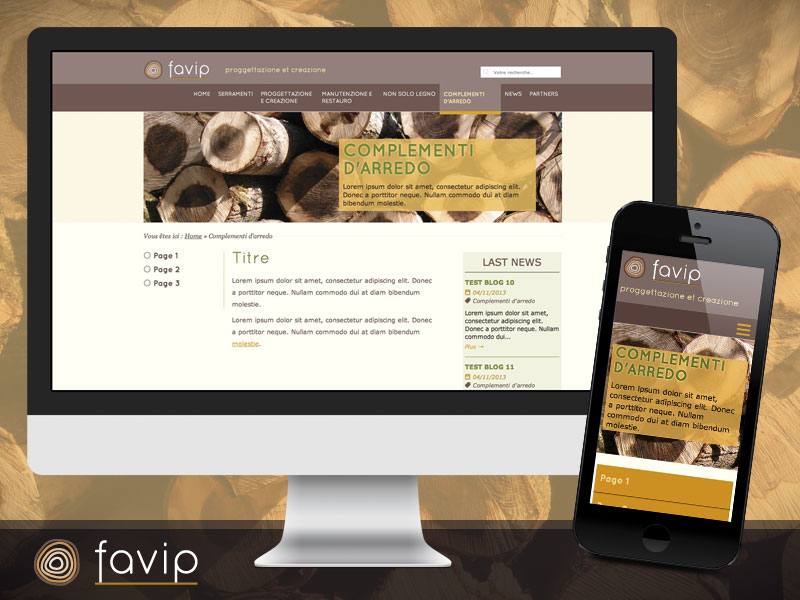 Favip - Identité visuelle et site internet